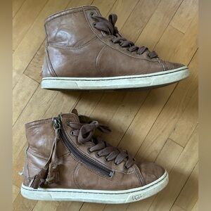 Ugg Blaney High Top Leather Sneakers